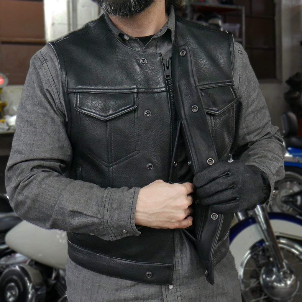 Unzipping the Legacy: The Leather Biker Vest Through the Ages